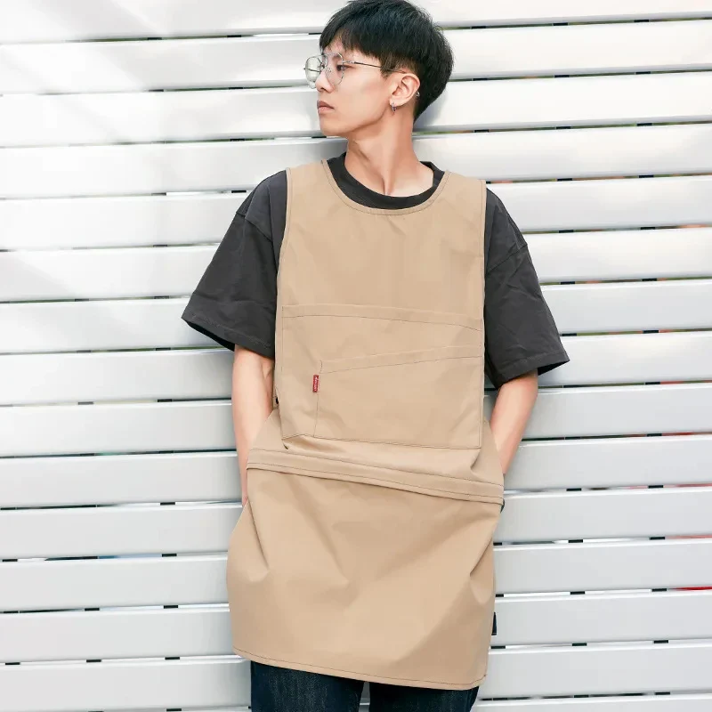 Tablier Japonais Gilet Long Homme - Image 4