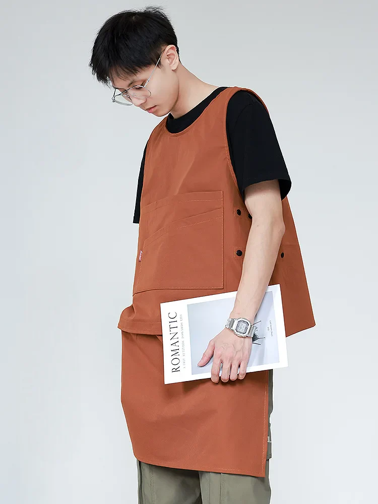 Tablier Japonais Gilet Long Homme - Image 6