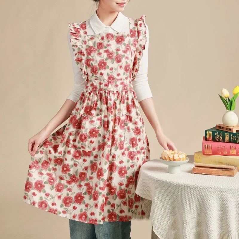 Tablier Japonais Motif Floral
