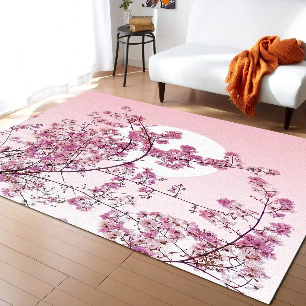 Tapis de salon Japonais Fleur de cerisier - Image 3