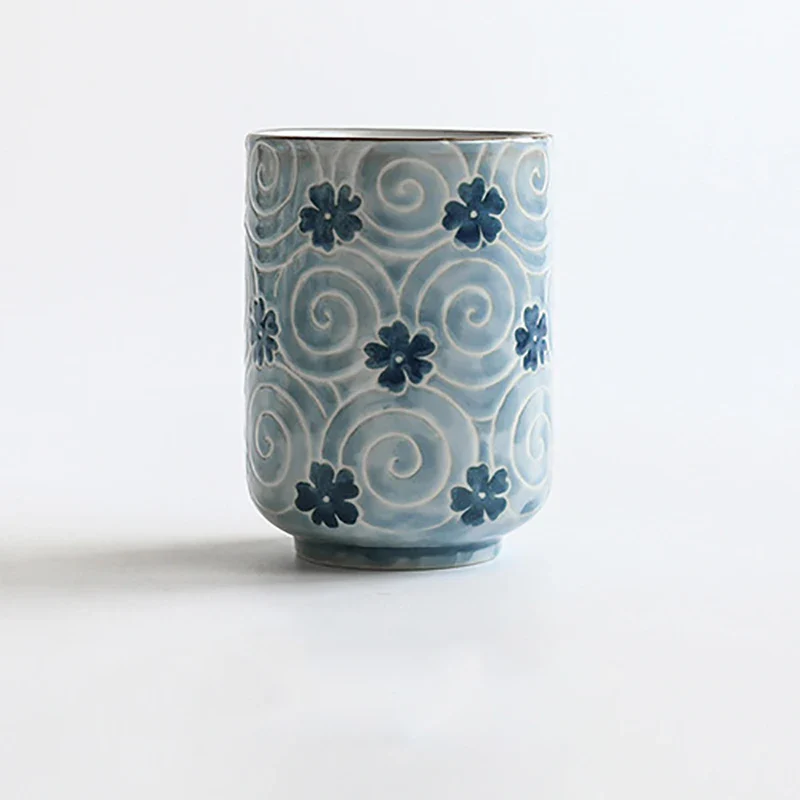Tasse à thé japonais fleurs - Image 10