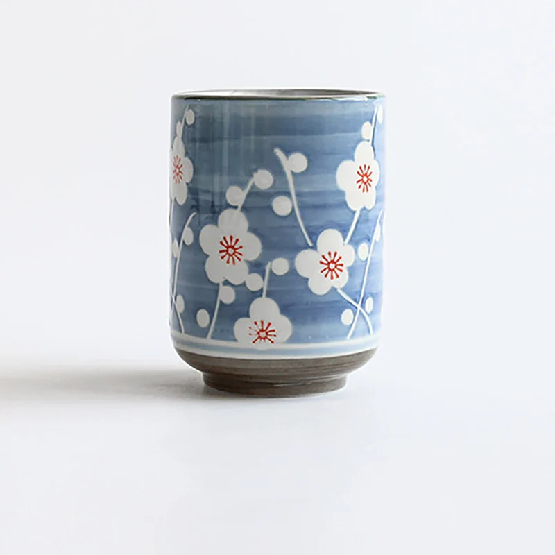 Tasse à thé japonais fleurs - Image 2