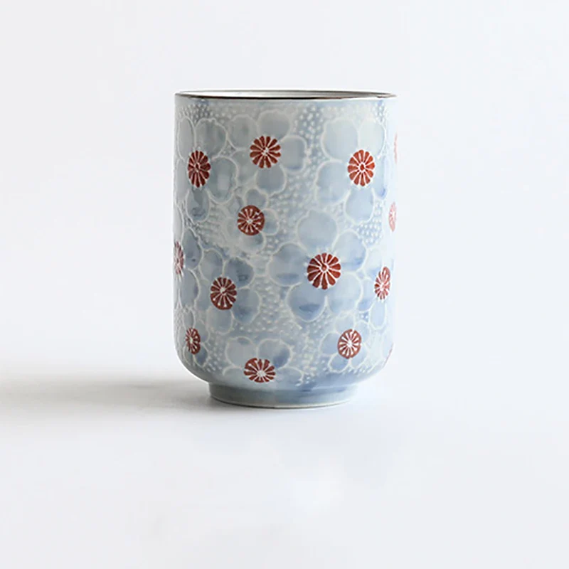 Tasse à thé japonais fleurs - Image 3