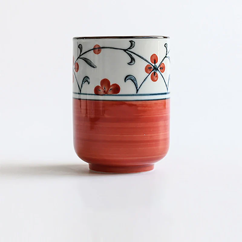 Tasse à thé japonais fleurs - Image 5