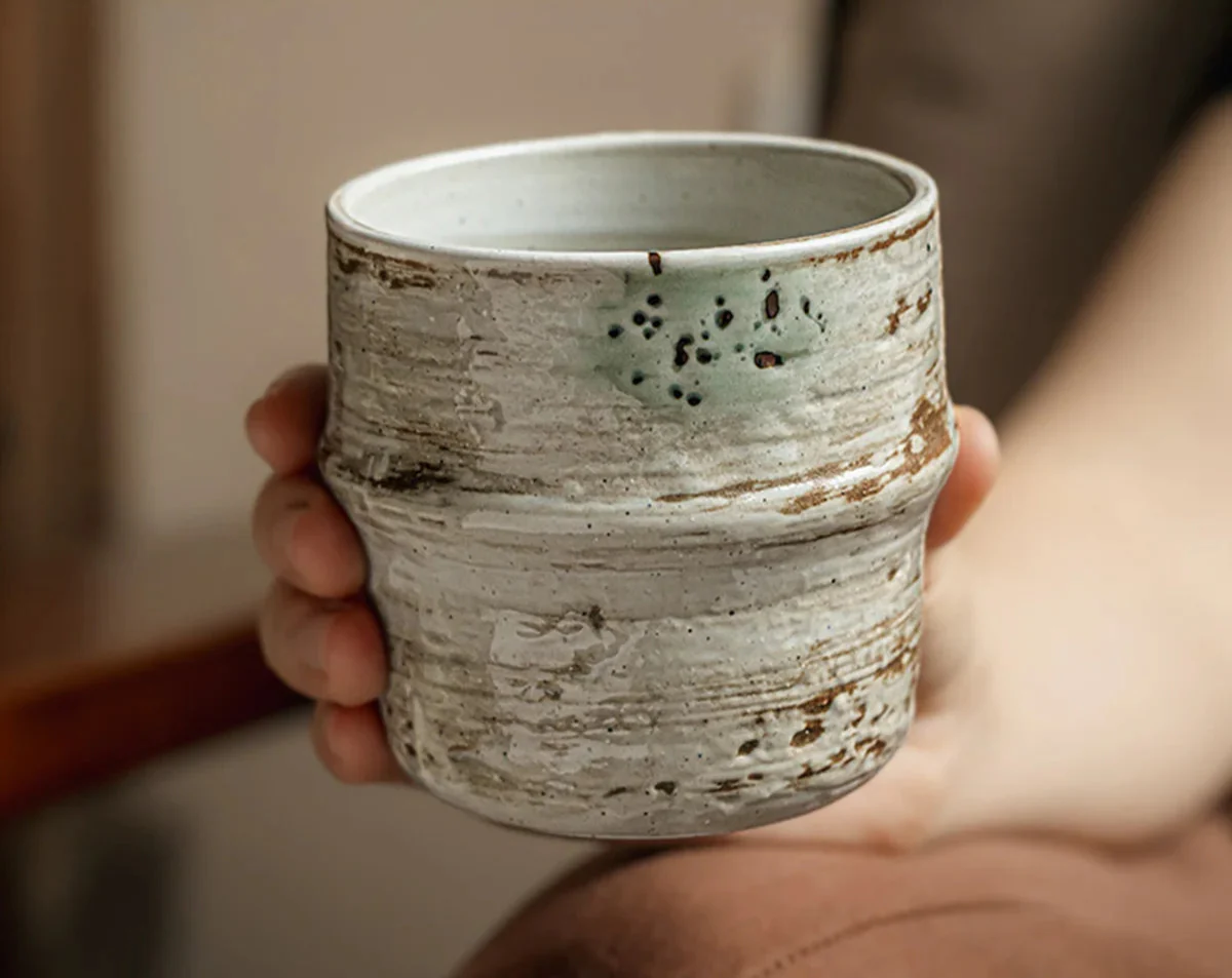 Tasse japonaise à café rétro