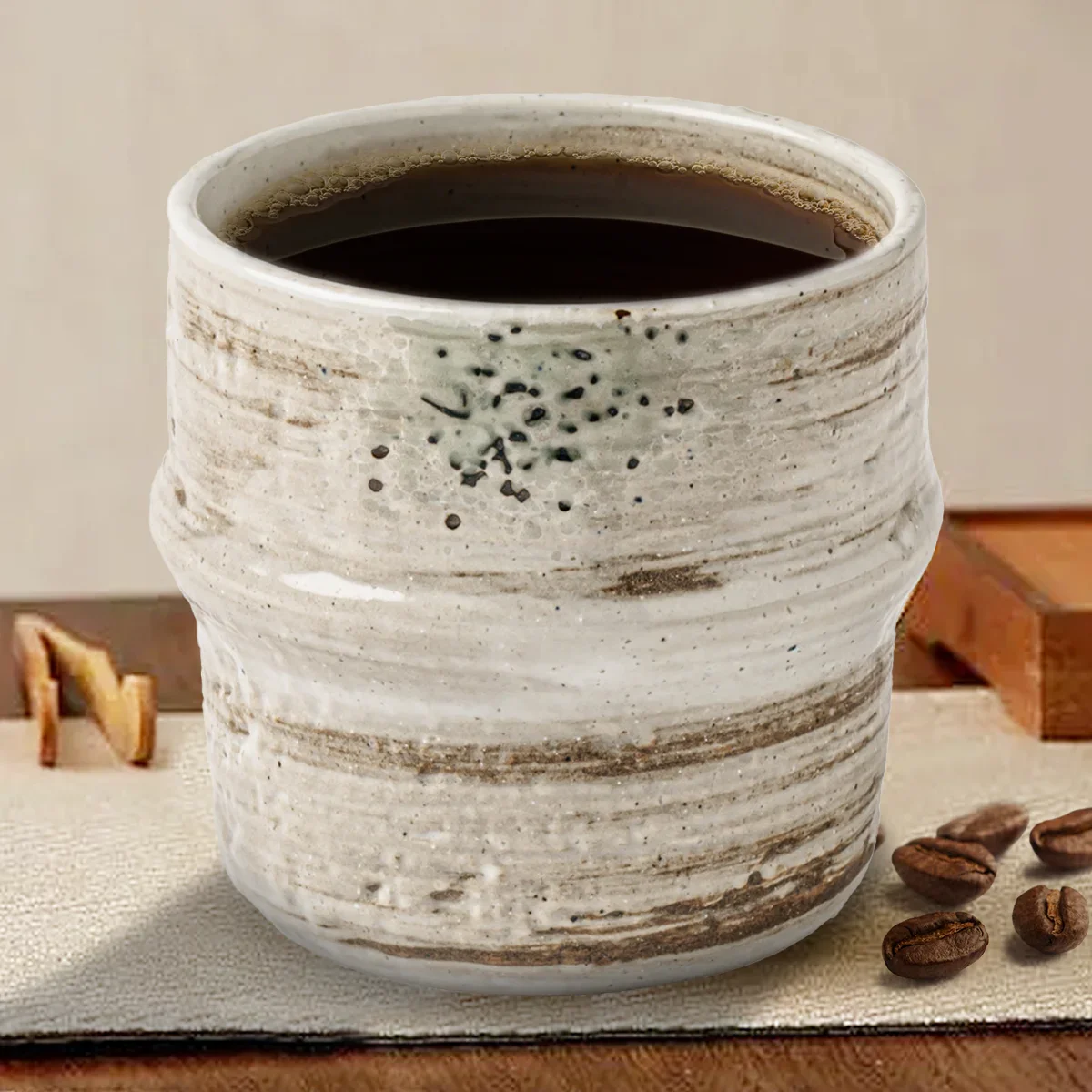Tasse japonaise à café rétro - Image 2