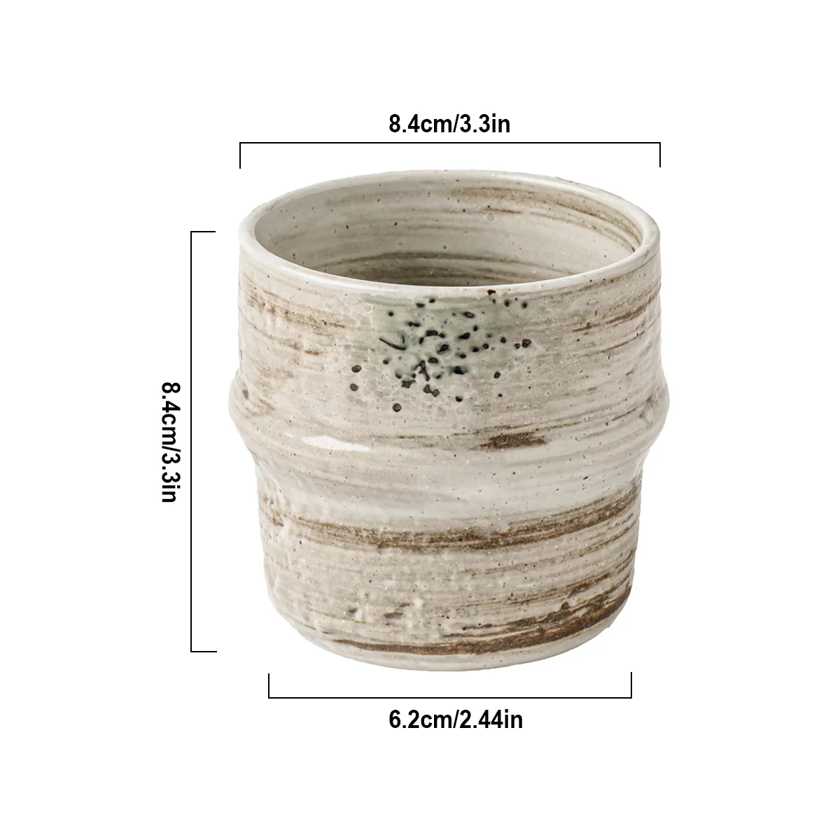 Tasse japonaise à café rétro - Image 3