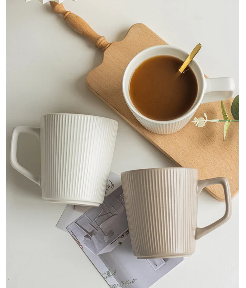Tasse japonaise à rayures - Image 8
