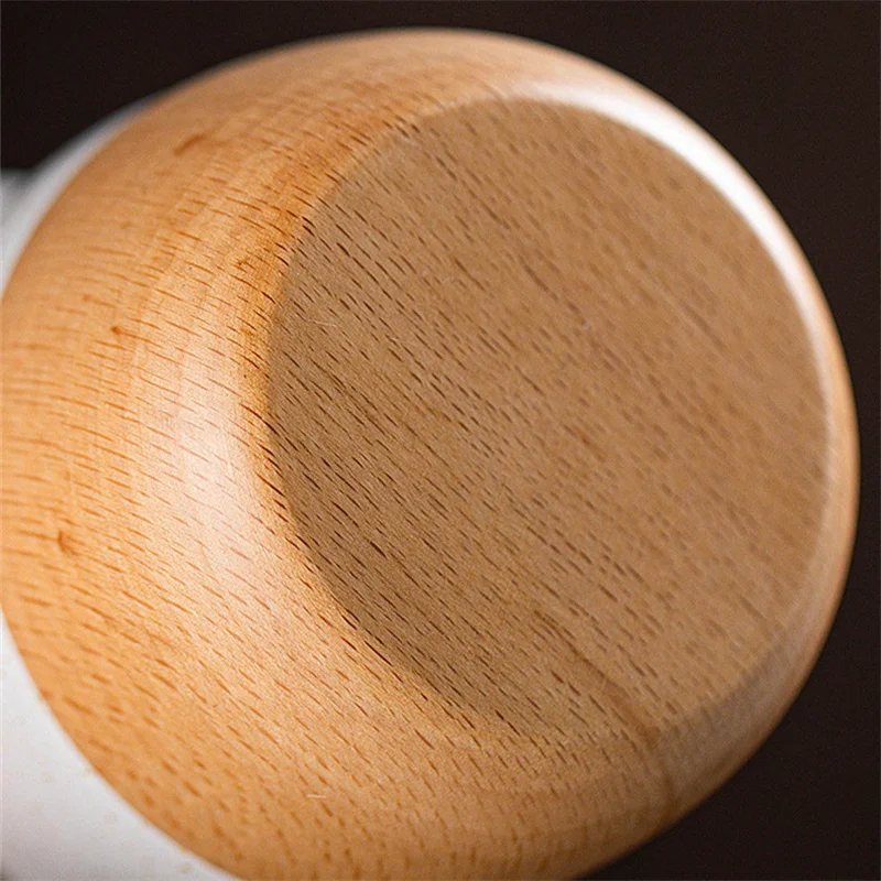 Tasse japonaise base en bois - Image 9