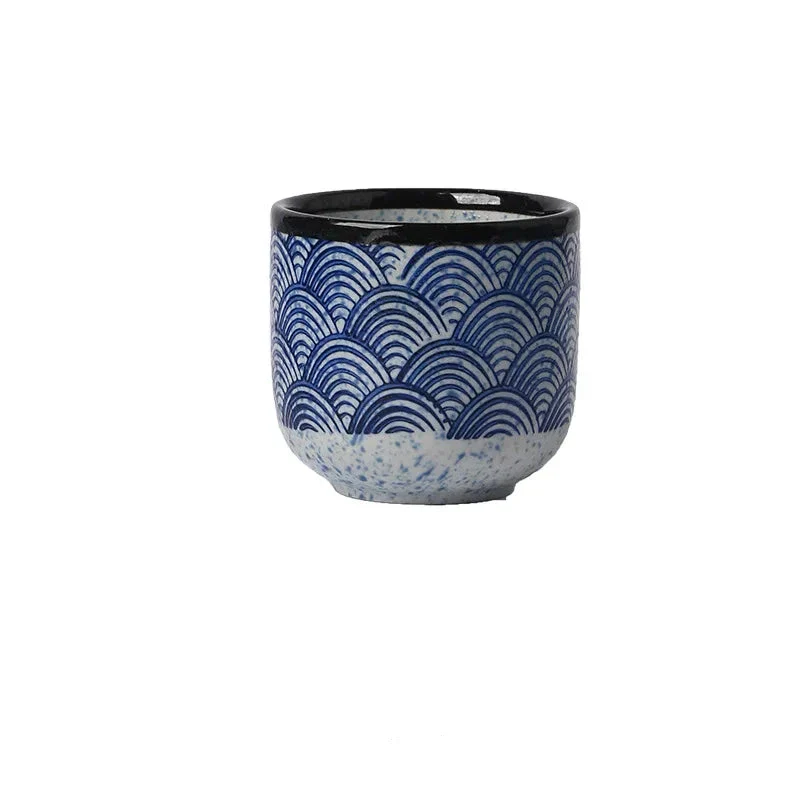 Tasse japonaise bleue - Image 5
