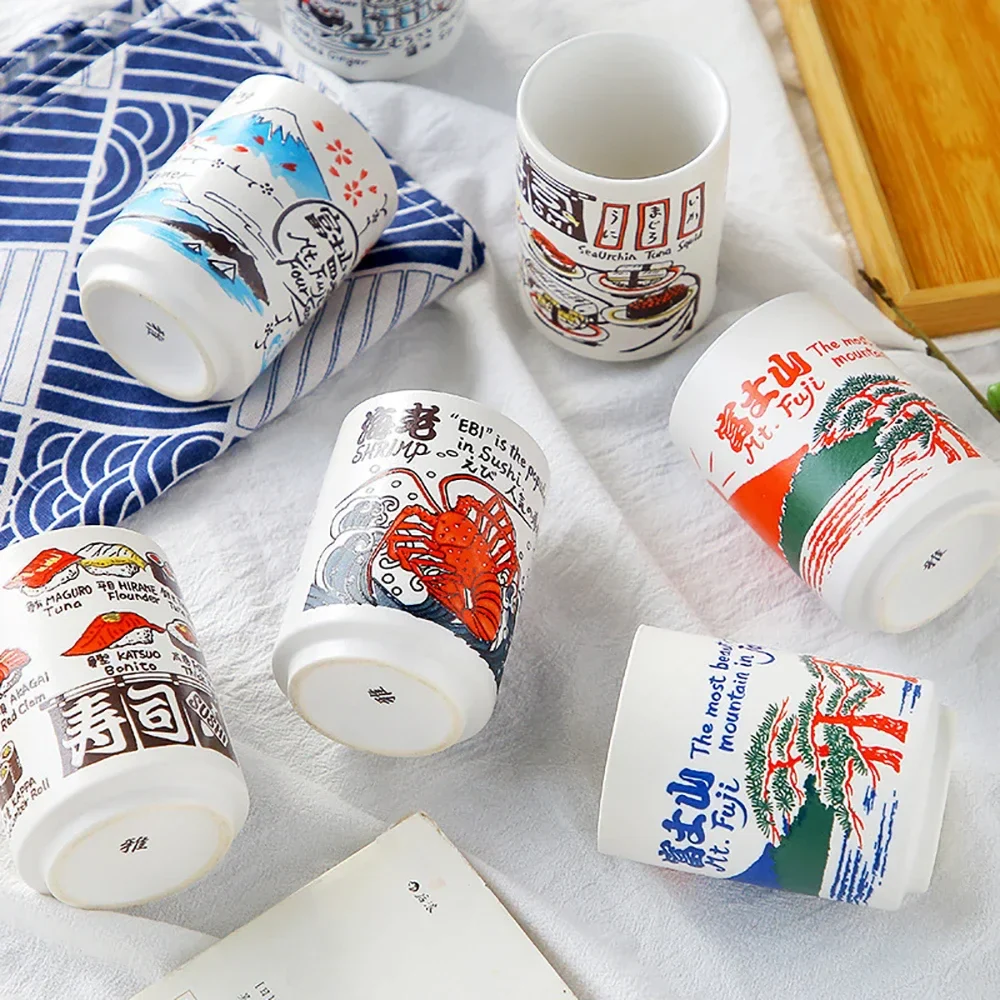 Tasses à thé en céramique japonaise - Image 2