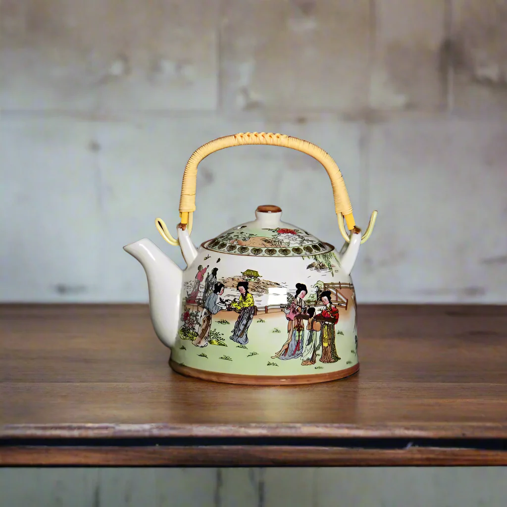 Théière Japonaise à Motifs Traditionnels - Image 4