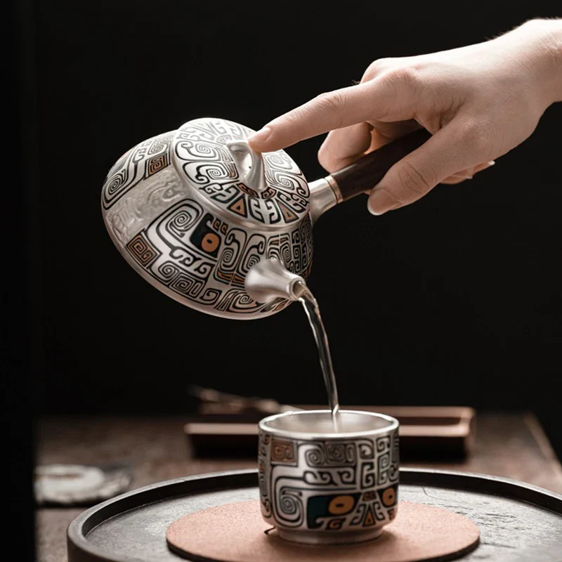 Théière Japonaise Argentée