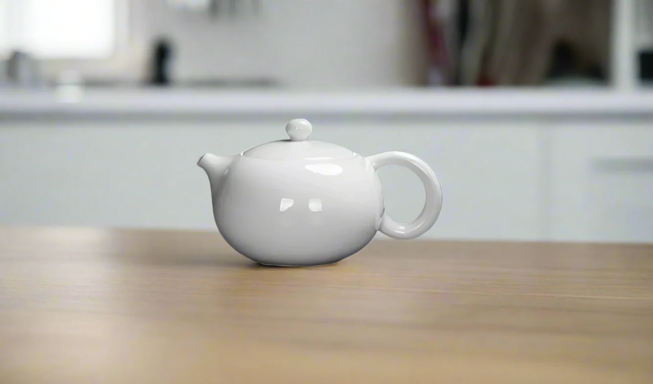 Théière Japonaise Blanche - Image 3