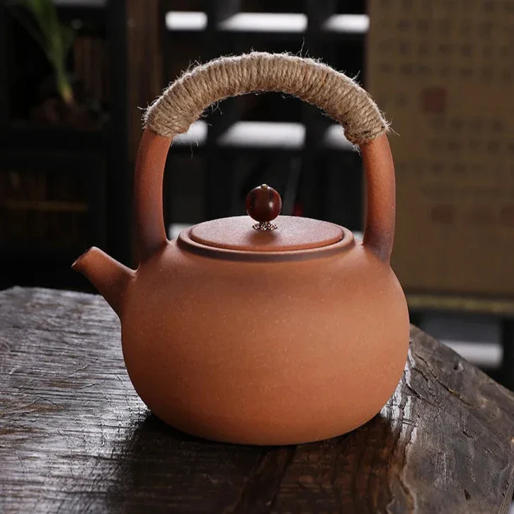Théière japonaise en terre cuite - Image 6