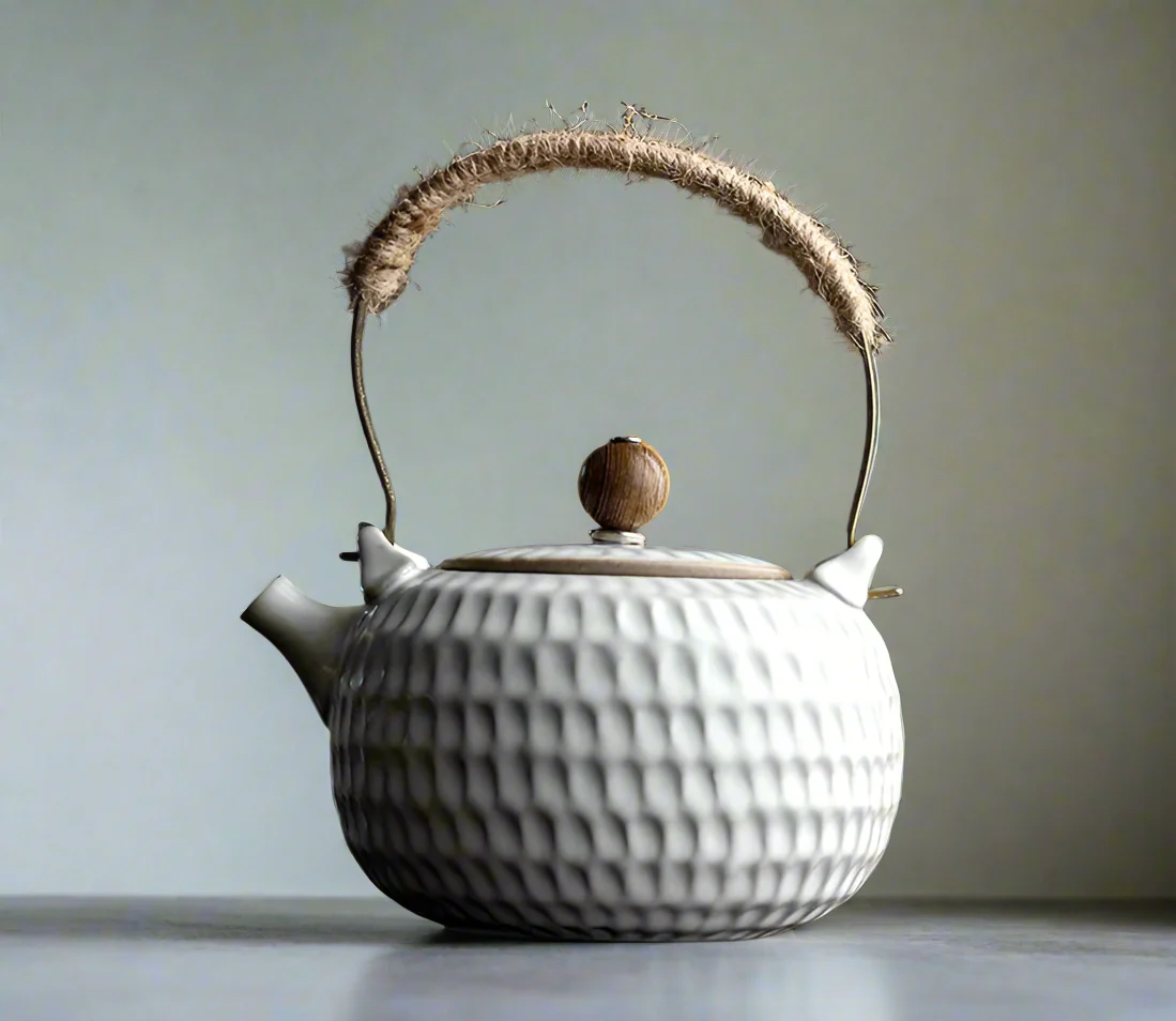 Théière Japonaise Moderne en Céramique - Image 2