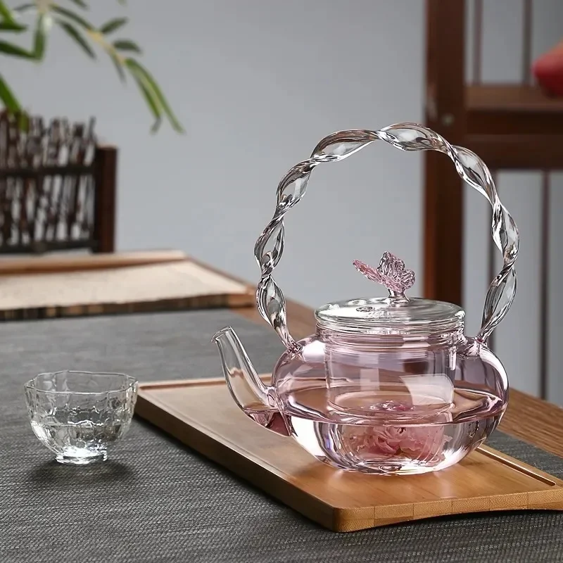 Théière Japonaise Rose Transparente - Image 2