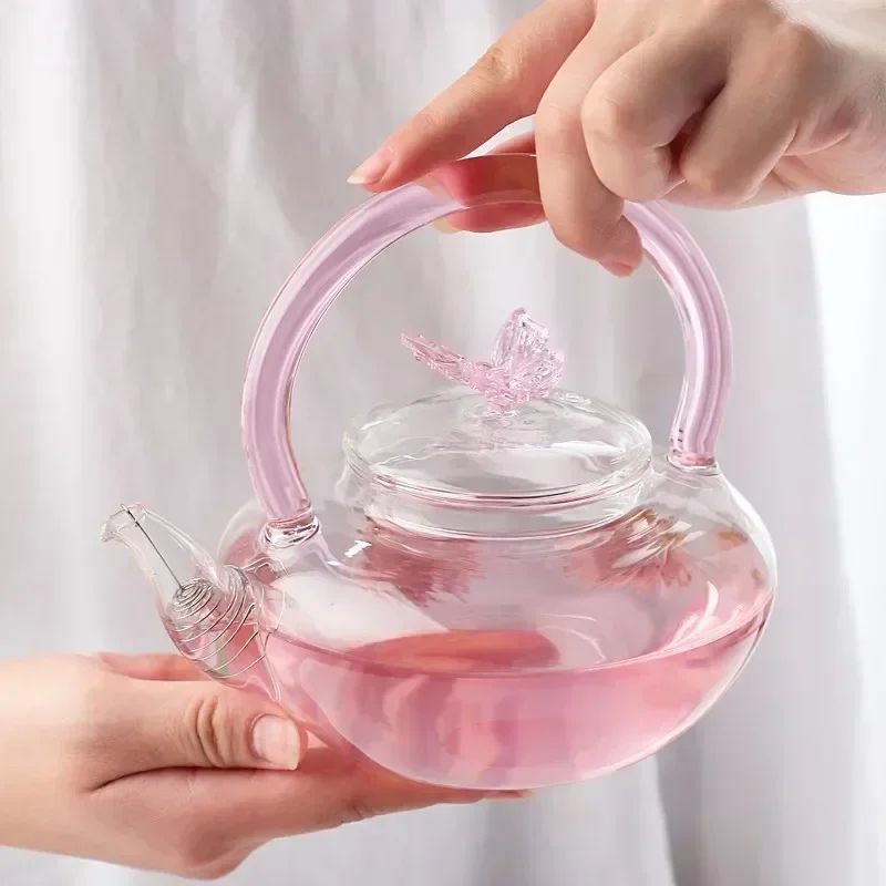Théière Japonaise Rose Transparente - Image 4