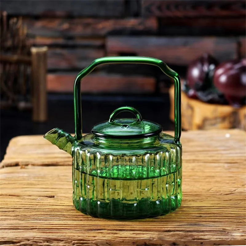 Théière Japonaise Verte Transparente - Image 3
