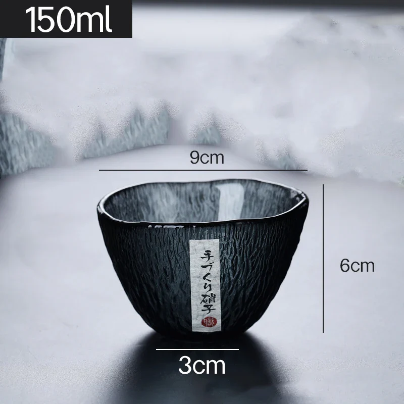 Verre a Sake Japonais noir - Image 4