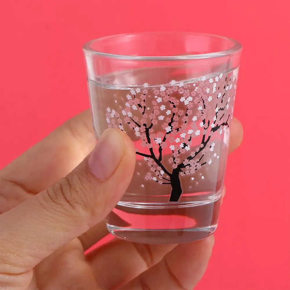 Verre Japonais Fleurs de Sakura - Image 2