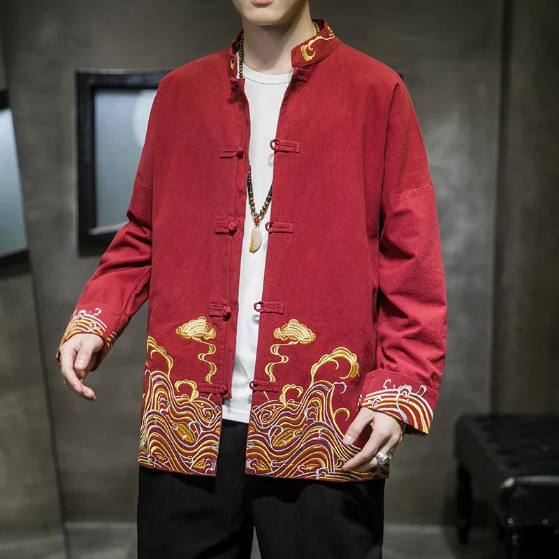 Veste Costume Kimono Homme - Image 3
