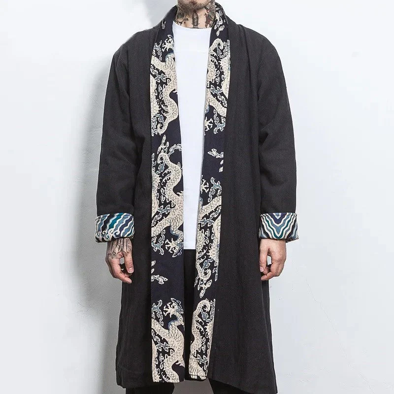 Veste de Kimono Longue Cardigan - Image 9