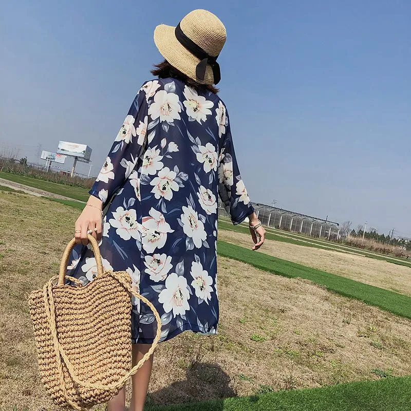 Veste Fine Kimono Femme - Image 4
