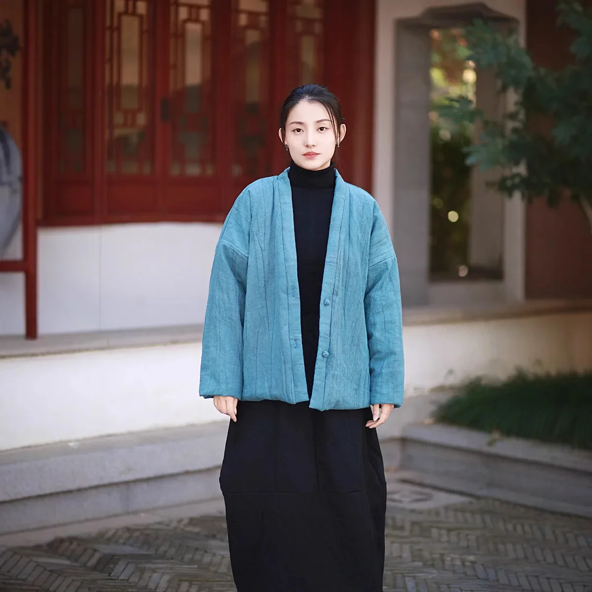 Veste Kimono d'Automne pour Femme - Image 7