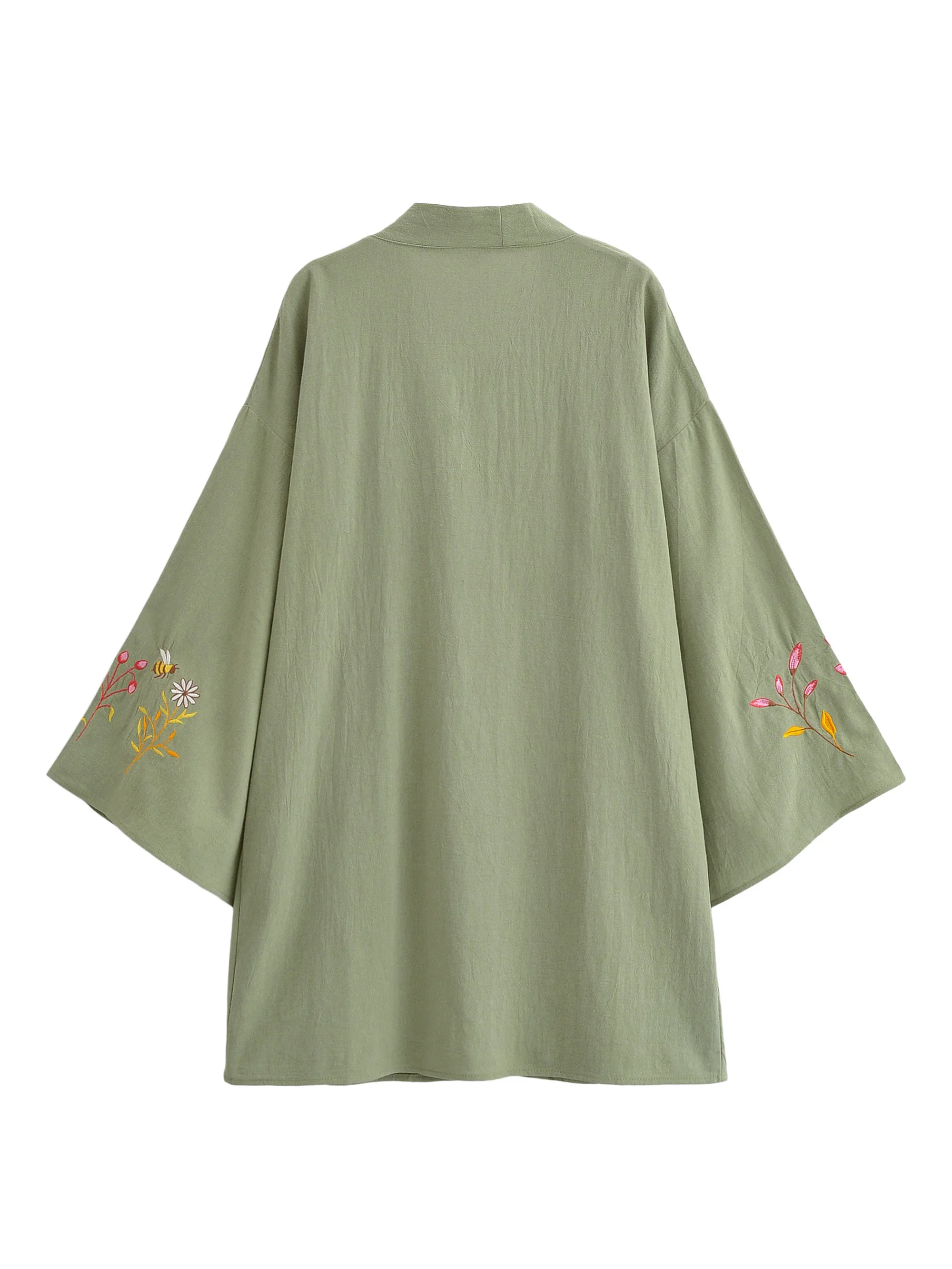 Veste Kimono Femme Bohème Brodée - Image 2