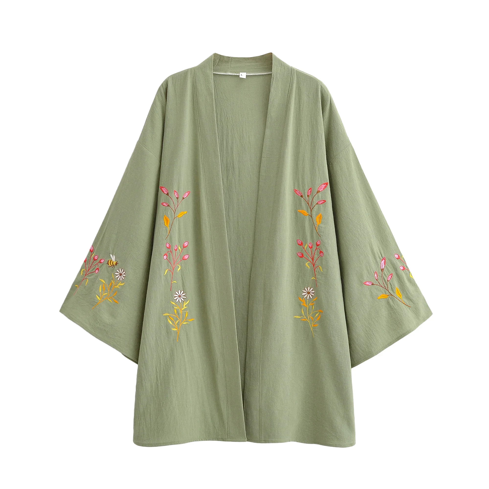 Veste Kimono Femme Bohème Brodée - Image 5