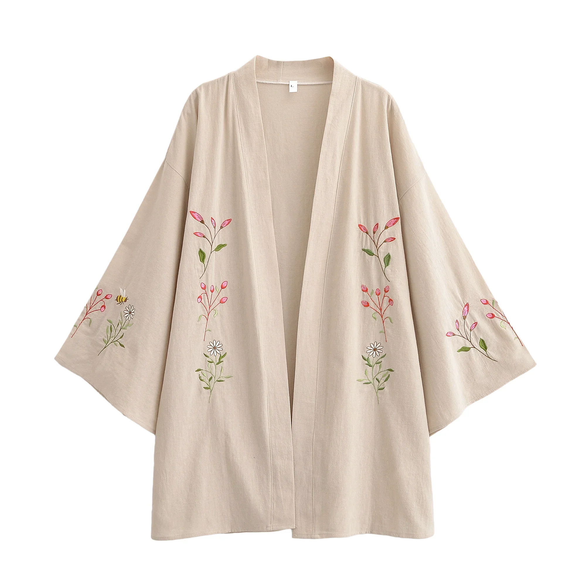 Veste Kimono Femme Bohème Brodée - Image 6