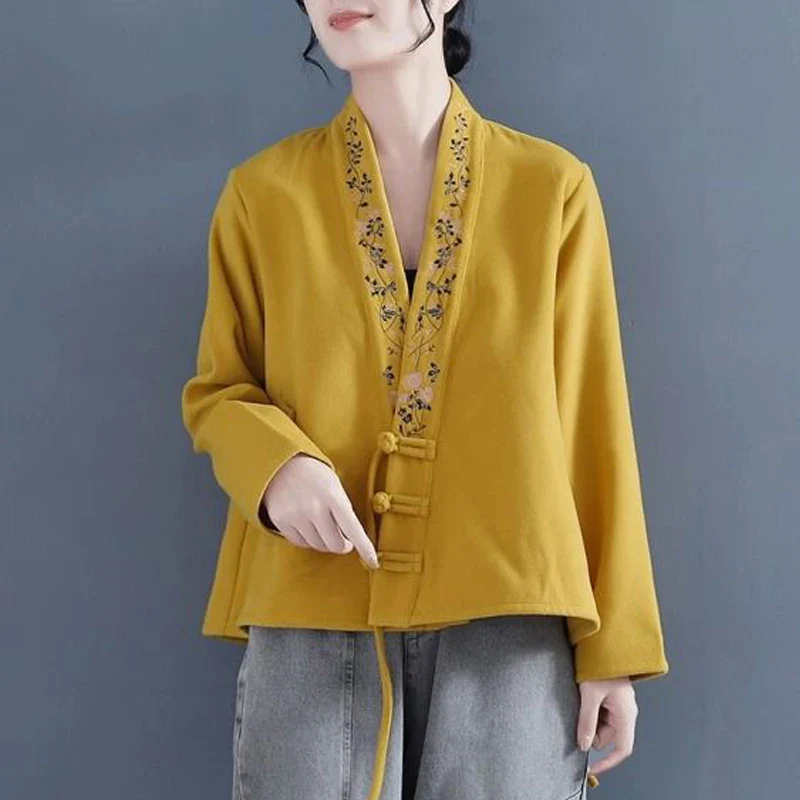 Veste Kimono Femme Brodée - Image 2