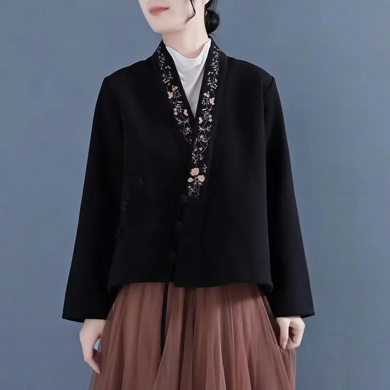 Veste Kimono Femme Brodée - Image 4