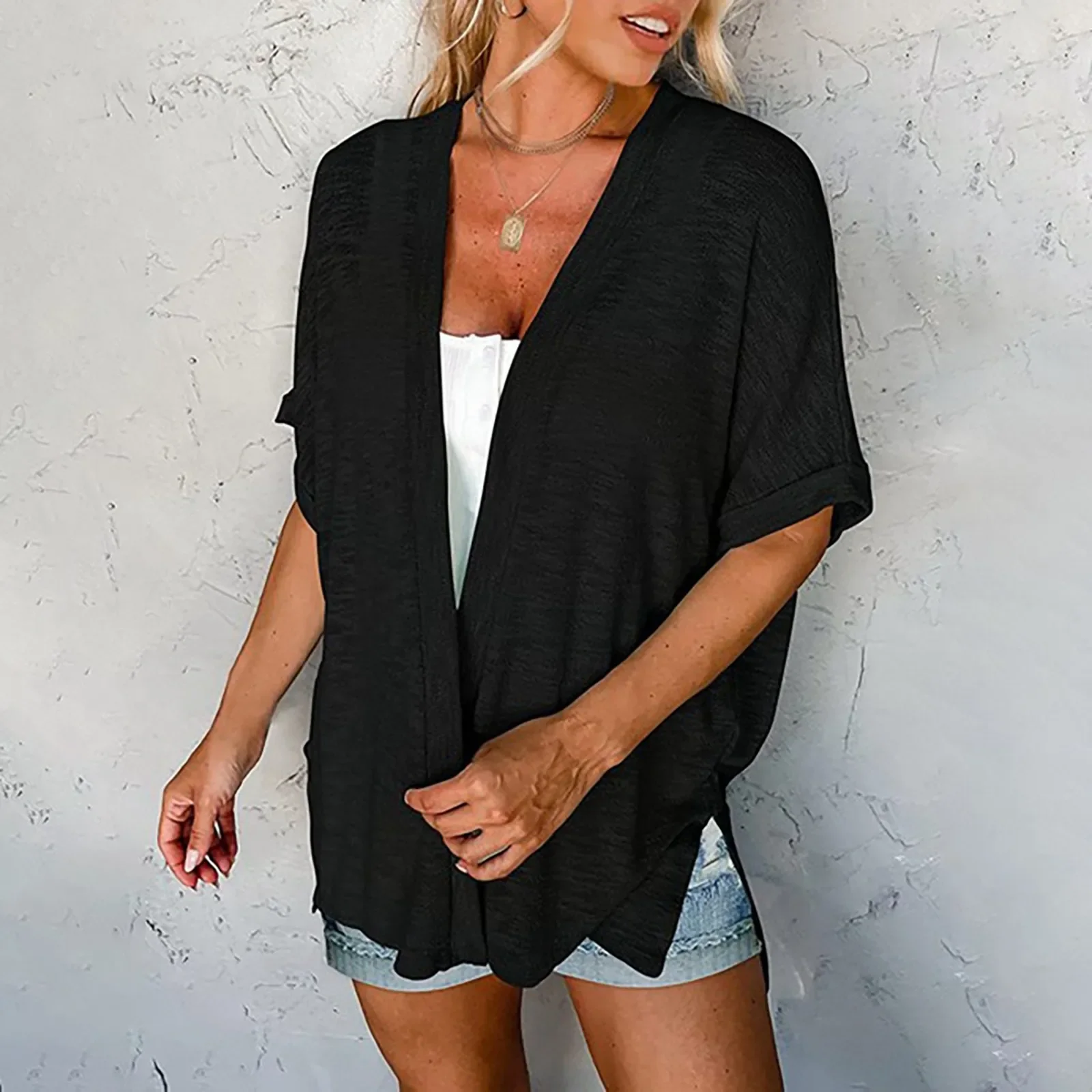 Veste Kimono Femme Confortable - Image 2