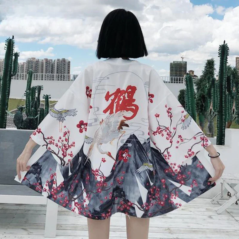 Veste Kimono Femme Japonais - Image 4