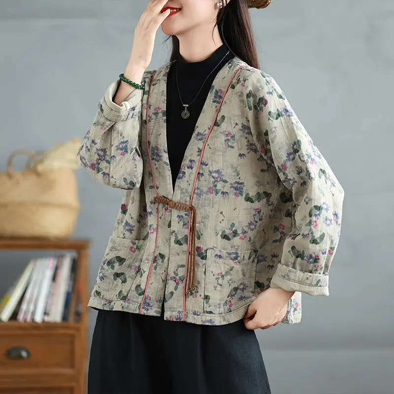 Veste Kimono Femme Rétro