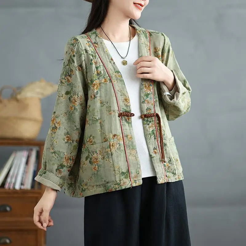 Veste Kimono Femme Rétro - Image 2