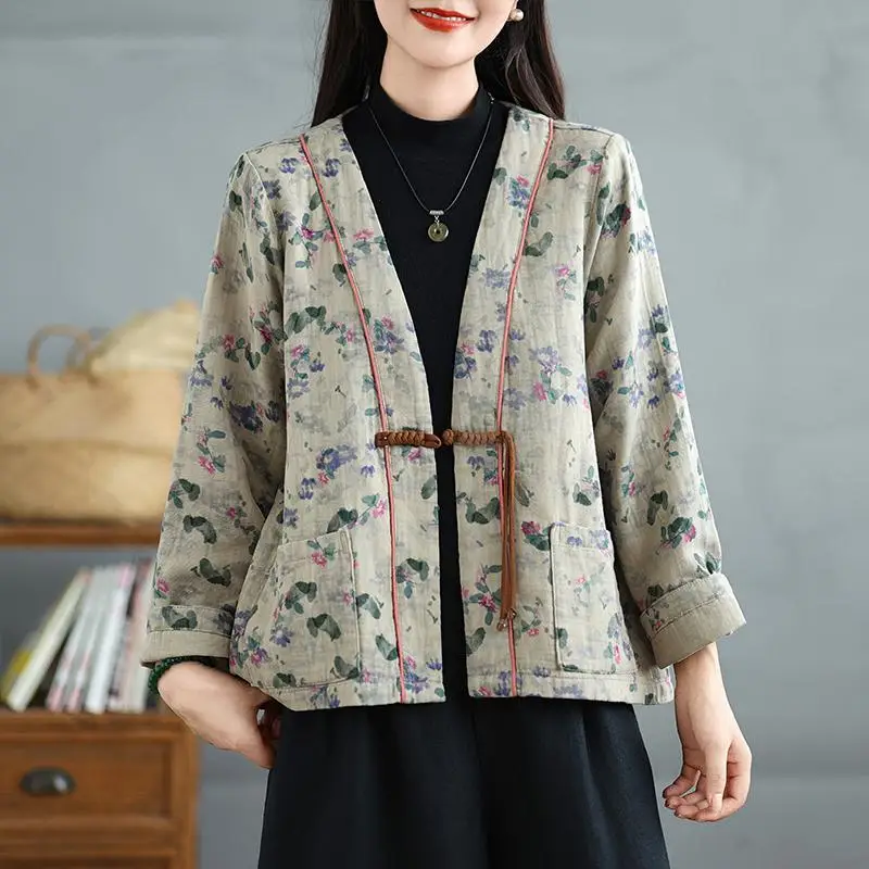Veste Kimono Femme Rétro - Image 3