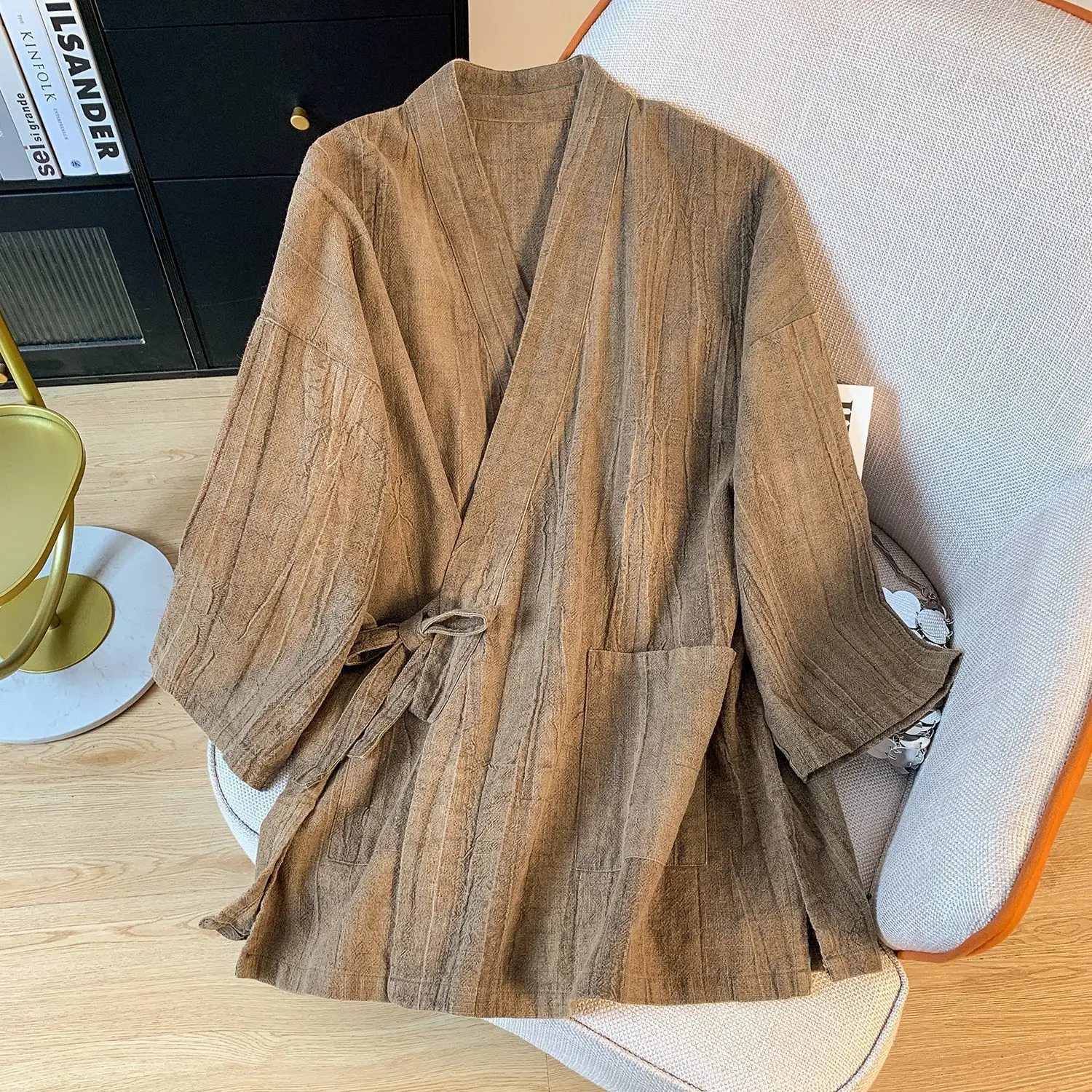 Veste Kimono Femme Style Chemise - Image 2