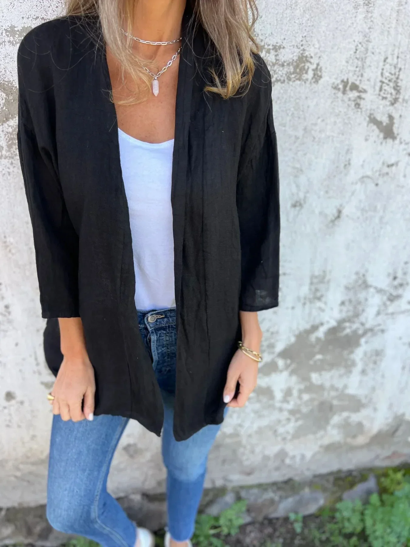 Veste Kimono Femme stylé - Image 3