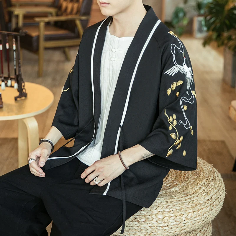Veste Kimono Homme Elégante - Image 2