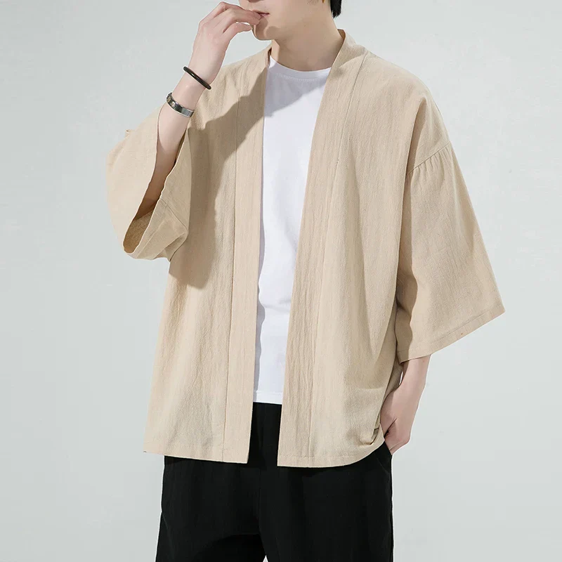 Veste Kimono Homme Fluide - Image 2