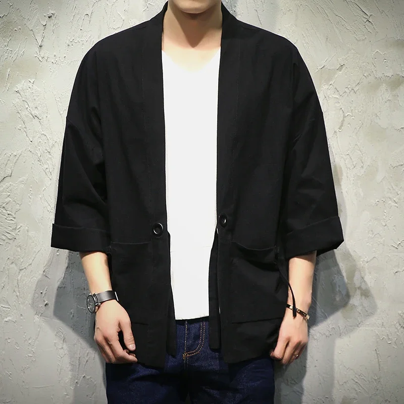 Veste Kimono Homme Habillée - Image 3