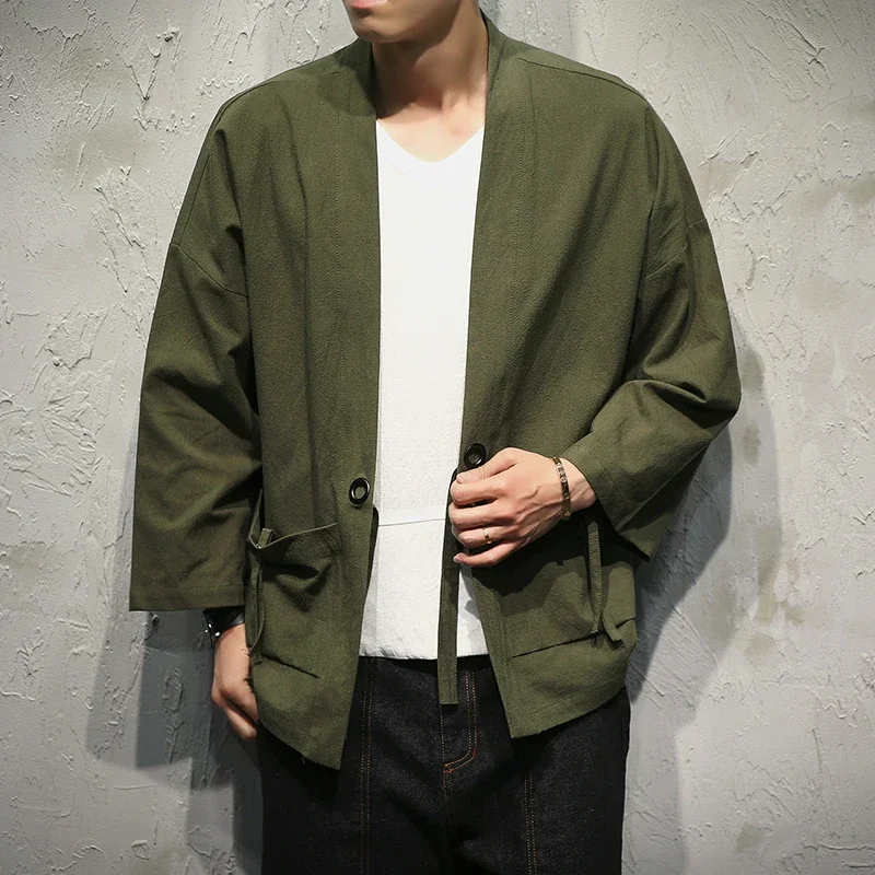 Veste Kimono Homme Habillée - Image 4