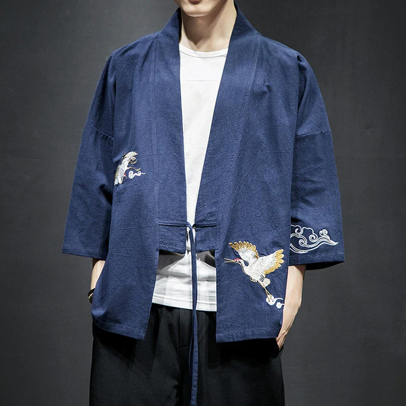 Veste Kimono Homme Vintage - Image 4