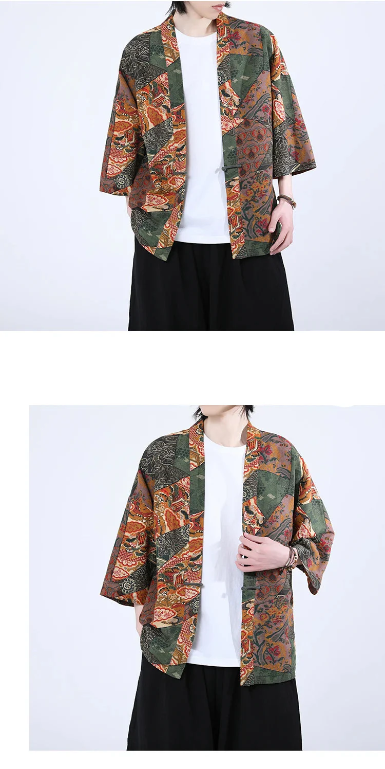 Veste Kimono Japonais Ample Confortable - Image 2