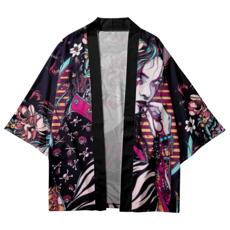 Veste Kimono Japonais Femme Colorée - Image 2