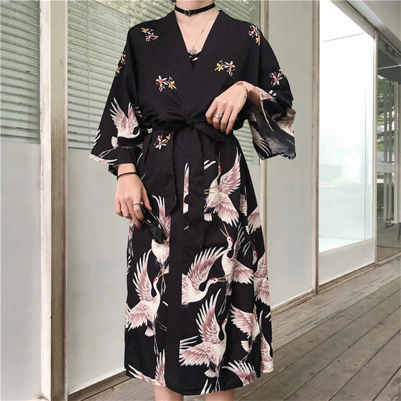 Veste Kimono Long Femme - Image 5