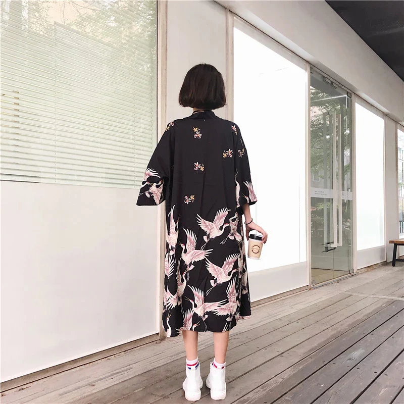 Veste Kimono Long Femme - Image 9
